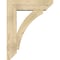 Ekena Millwork Thorton Slat Rough Sawn Bracket w/ Offset Brace, Douglas Fir, 8"W x 28"D x 36"H BKT0806X28X36THR06RDF - alternate 2